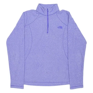 THE NORTH FACE Womens Fleece Purple 1/4 Zip S - Picture 1 of 6
