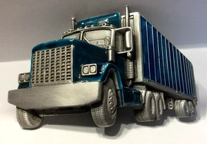 Tractor Trailer Truck Belt buckle Serial 240 made in USA Trucker, - Picture 1 of 4