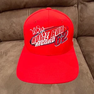 Vintage Mark McGwire Home Run Record 62 New Era Snapback Hat Cap - Picture 1 of 7