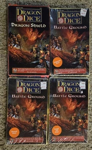 TSR Dragon Dice Battle Ground and Dragon Shield Playsets - Picture 1 of 7