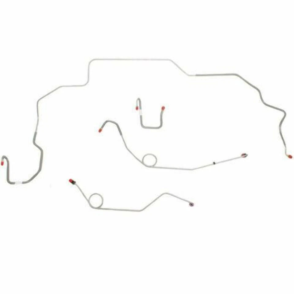 Kit de línea de freno delantero para Dodge Coronet 1967-70-70 4 piezas tambor eléctrico-RKT6807OM-CPP Foto 1 de 2