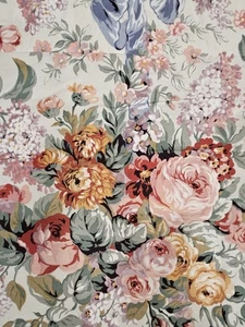 De Colección Ralph Lauren Allison Patrón Floral 40"x96" Varilla Bolsillo Cenefa Hecho a Medida - Imagen 1 de 5