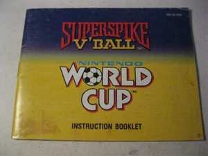 Superspike V' Ball Weltmeisterschaft Nintendo NES nur Bedienungsanleitung - Bild 1 von 2