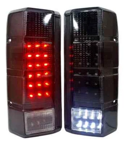 FORD Truck LED full size SMOKE Tail Lights 80 81 82 83 84 85 86 1980 1986 - Picture 1 of 14