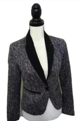 Женский блейзер Mossimmo размер 4 серый и черный - Изображение 1 из 4