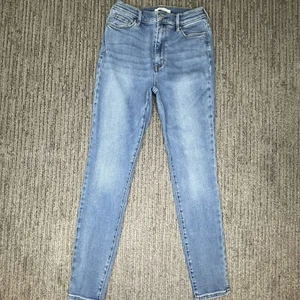 Pacsun Size 28 Long Girls Youth Jeans Skinny Bootcut Mid Rise Denim Blue - Picture 1 of 2