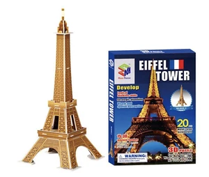 3D Jigsaw puzzle Eiffel Tower Christmas Gift - Picture 1 of 2