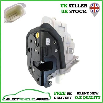 NEW AUDI A3 8P / A4 B7 / A6 C6 / A8 PASSENGER FRONT LEFT DOOR LOCK ACTUATOR MECH - Image 1 of 4