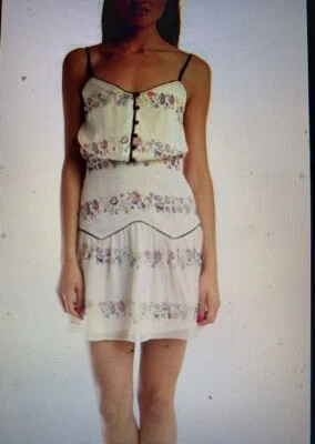 Charlotte Ronson Silk Floral Print Blouson Dress, Size 4 - Image 1 of 4