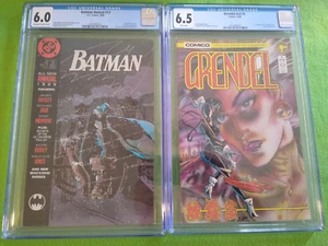 2 Graded Comic Books- Batman Annual #13, 1989 and Grendel #1, 10/86. - Picture 1 of 10