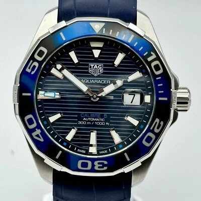 Tag Heuer Aquaracer 300M Calibre 5 Automatic Tortoiseshell style WAY201P.FT6178 - Image 1 of 4