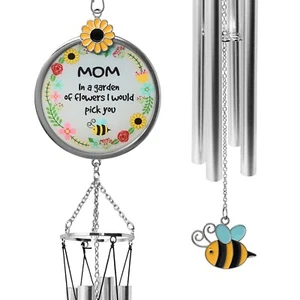 Mom Windchime in Garden of Flowers I Would Pick You - Floral Wind Chime #2710 - Picture 1 of 11
