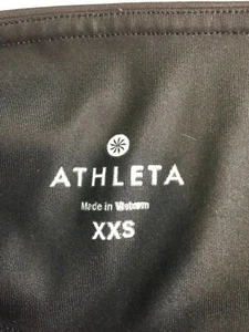 Athleta Ladies Color Black Leggings Size XXS Pre-own. - Picture 1 of 10