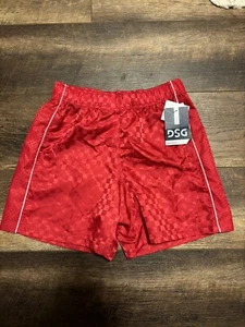DSG Boys' Woven Soccer Shorts Team Red Performance - Picture 1 of 3