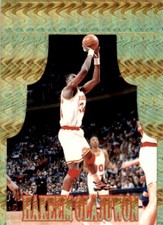 1995 Pacific Prisms Olajuwon #DS5 Hakeem Olajuwon Houston Rockets