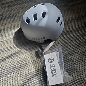 OUTDOOR MASTER GRAY SIZE SMALL SKATEBOARD/CYCLING HELMET NEW W/TAGS - Picture 1 of 1