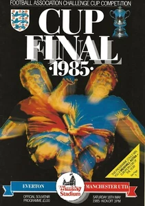 EVERTON V MANCHESTER UNITED ~ FA CUP FINAL 1985 ~ EXCELLENT CONDITION - Picture 1 of 1