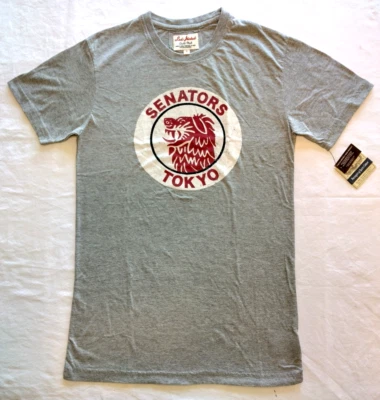 CHAQUETA ROJA Camiseta Gris Manga Corta Estampado Gráfico Tokyo Senators Talla S Foto 1 de 4