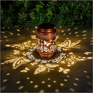Solar Lanterns Outdoor Waterproof Butterfly Garden Decor Birthday Gifts for Wome - Picture 1 of 12