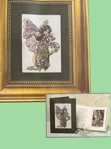 Kreuzstich Set Die Blumenfeen, Die Heliotropfee 12 cm x 9,5 cm UNBENUTZT - Bild 1 von 4