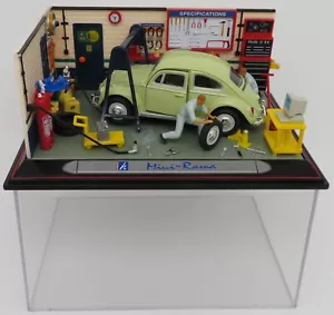 Hongwell Diorama Mini Rama Work Shop Werkstatt Atelier Garage 1/43 VW Cox Beetle - Picture 1 of 12