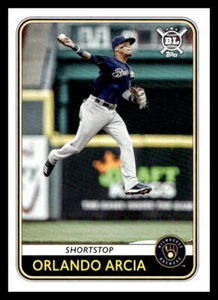 2020 Topps Big League #164 Orlando Arcia Milwaukee Brewers - Picture 1 of 2