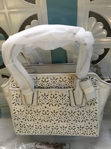 Coach Purse NWT F28081 Leather Summer Ivory New Sealed Orig Box - Nice - Picture 1 of 10