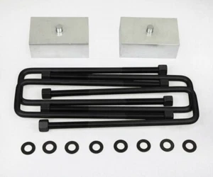 For 1995-2004 Toyota Tacoma 1.5" Rear Lift Leveling Blocks + U Bolts Kit 2wd 4wd - Picture 1 of 1