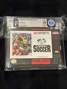 FIFA INTERNATIONAL SOCCER - SNES - WATA GRADED 9.2 A+ - 2nd highest - first FIFA - Picture 1 of 2