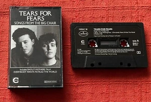 TEARS FOR FEARS - UK CHROME CASSETTE TAPE - SONGS FROM THE BIG CHAIR - Picture 1 of 5
