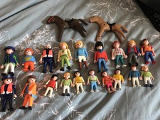 Playmobil Figures Bundle with Horses, Weapons, Hats And Other Accessories
