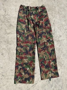 Swiss Alpenflage BDU Pants size 44 80 Camo Camouflage Military Medium Long - Picture 1 of 7