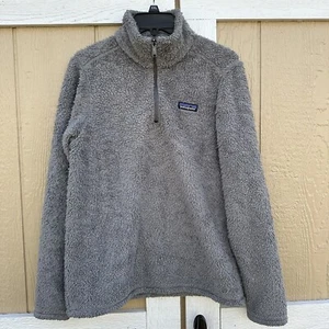 Patagonia Los Gatos Fleece 1/4 Zip Pullover Deep Pile Jacket Gray Men’s Size XS - Picture 1 of 8