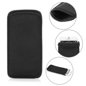 Mobile Phone Pouch Case Neoprene Soft Cover Shockproof For iPhone Samsung TCL - Picture 1 of 7