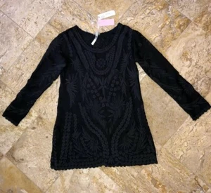 Traje de baño PilyQ Midnight Gold Jane negro encubrimiento para mujer XS S nuevo con etiquetas - Imagen 1 de 6