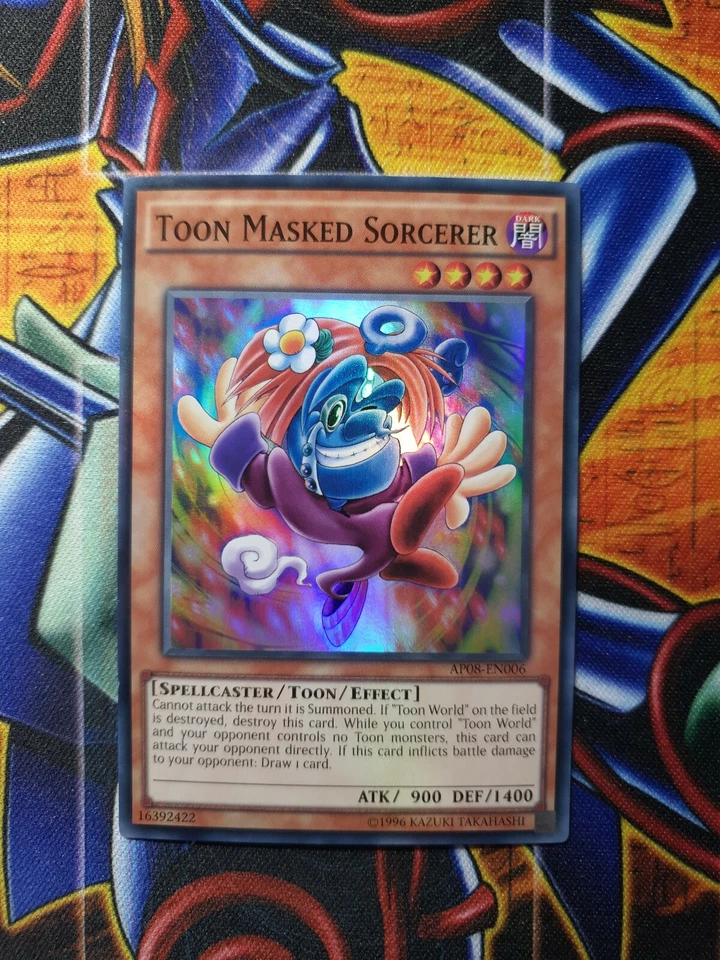 Toon Masked Sorcerer ap08-en006 Unltd Ed Super Yu-Gi-Oh! - Image 1 of 1