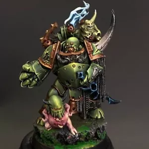 Death Guard Plague Marine Champion Warhammer 40k Modello Personalizzato Galleria Pittura - Foto 1 di 4