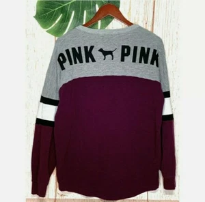 Victoria Secret seltenes Sweatshirt im Varsity-Stil Medium brandneu - Bild 1 von 2