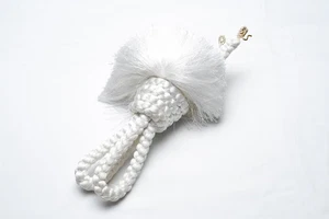 DEAR VANILLA JAPANESE HAORIHIMO TASSLE MEN'S HAORI TIE WITH HOOKS AUTHENTIC - Picture 1 of 7