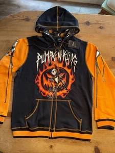 Our Universe Nightmare Before Christmas Pumpkin King Jack Skellington Hoodie L - Picture 1 of 12