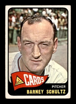1965 Topps #28 Barney Schultz   VG/VGEX X3393855 - Image 1 of 3