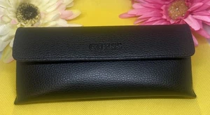 GUESS Eyeglass Sunglasses Hard Case Black/ Black Snap Closure New - Picture 1 of 6