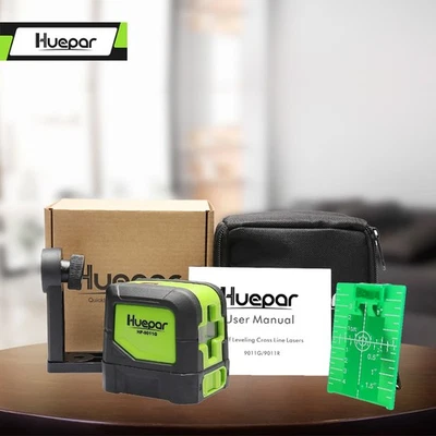Huepar Green Laser Level Cross Line Self Leveling Beam Laser Horizontal Vertical - Image 1 of 4