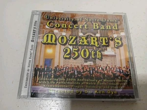 University Of Notre Dame Concert Band Mozart's 250th CD Compact Disc - Foto 1 di 2