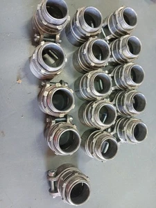  ELECTRIC STANDARD STRAIGHT SQUEEZE CONNECTOR SIZE 3/4"  [ LOT OF 15 ] - Picture 1 of 2