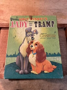 Vintage Box Walt Disney Lady And The Tramp Seifenkiste Set 3 Figuren 1950 Look - Bild 1 von 7
