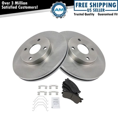 Front Brake Pad & Rotor Kit Brake Rotor For 2001-2003 Mazda Protege - Image 1 of 4