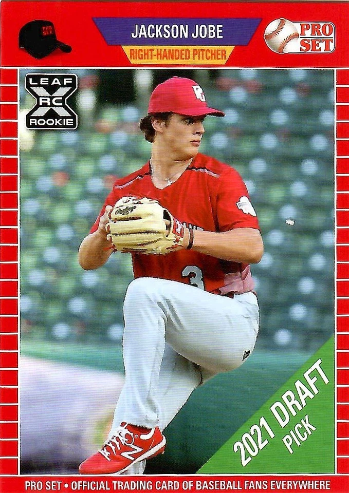 JACKSON JOBE 2021 Leaf Pro Set Red #PS33 DETROIT TIGERS - Image 1 of 1