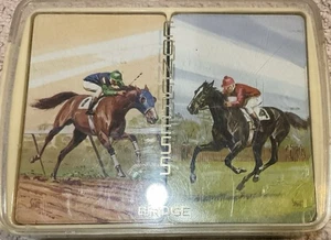 Racehorses Dos Barajas de Puente Juego de Cartas Congreso - Imagen 1 de 5