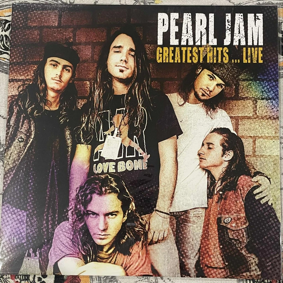 PEARL JAM - Greatest Hits Live Awesome & Rare LP Import Vinyl New, Sealed & Mint - Image 1 of 4